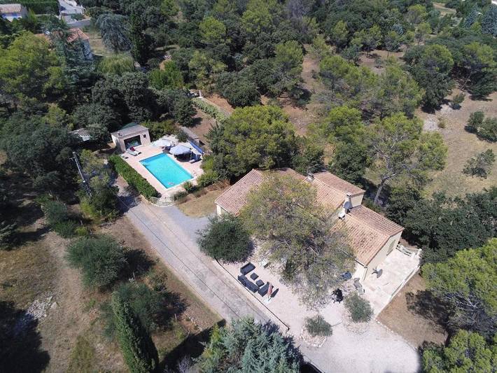 Location de vacances pour 10 personnes, avec vue ainsi que piscine et terrasse, animaux acceptés à Tornac - 4