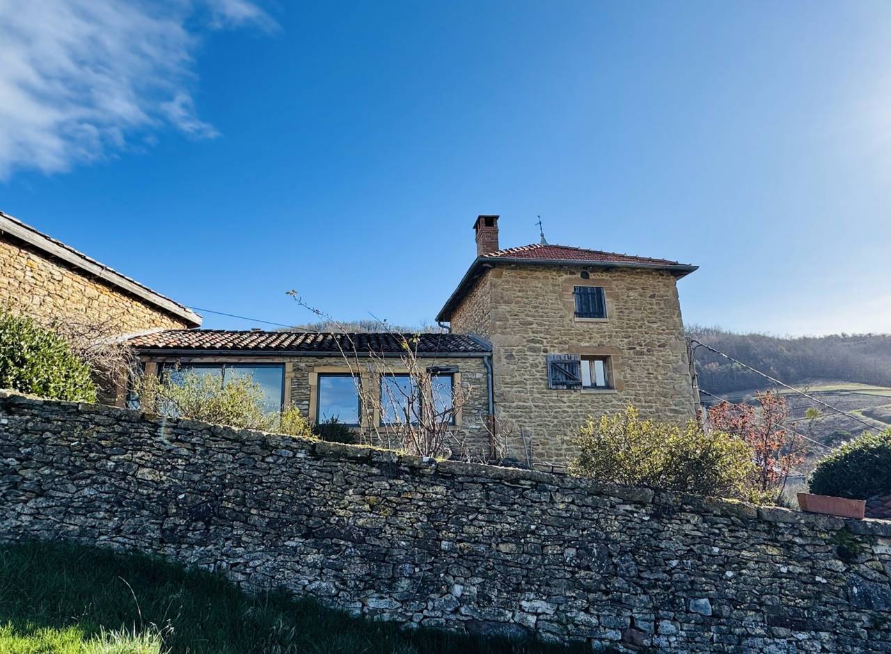 La P'tite Maiz avec vue de rêve dans Beaujolais in Saint-Laurent-d'Oingt, Beaujolais