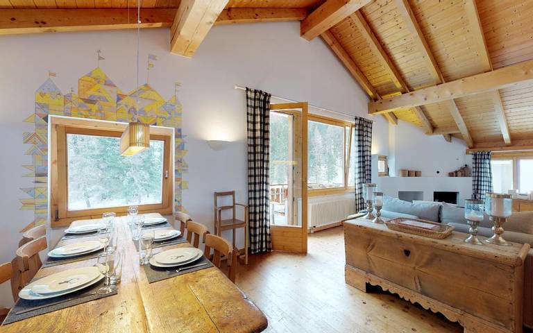 Ferienwohnung für 6 Personen, mit Balkon und Ausblick in St. Moritz