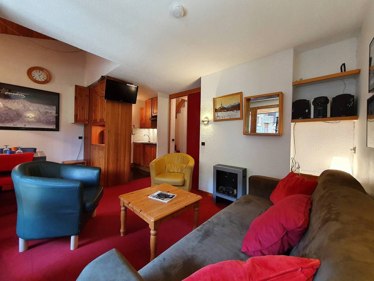 Appartement entier, Duplex 6 pers avec balcon aux Coches, proche pistes et commerces in La Plagne, Bellentre