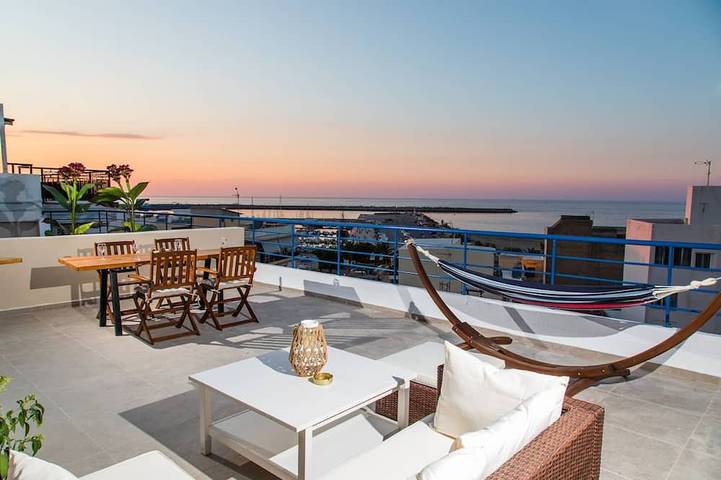 Ferienwohnung für 4 Personen, mit Balkon in Rethymno und Umgebung