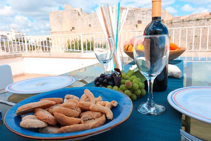 Ferienwohnung 'Casa Sveva A Otranto Meerblick' mit privater Terrasse & Klimaanlage in Otranto, Otranto und Umgebung