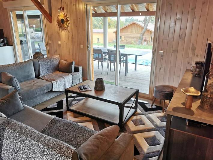 Location de vacances pour 10 personnes, avec jacuzzi et jardin ainsi que piscine et sauna à Saint-Gérons - 2