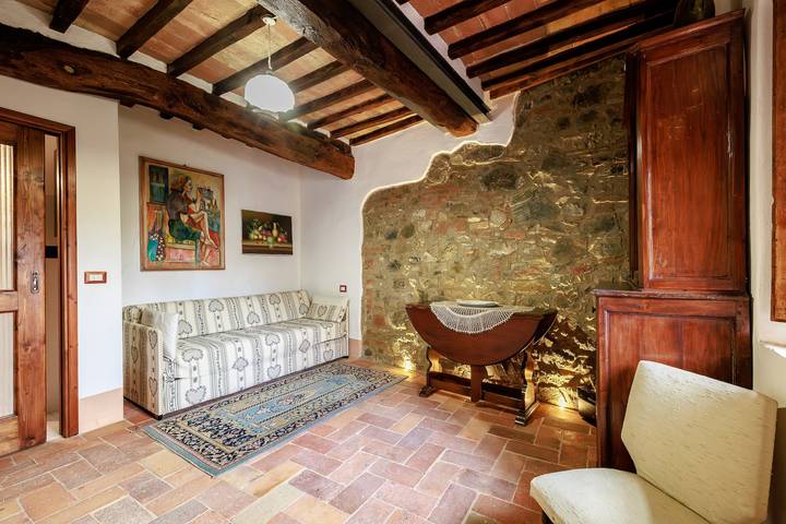 Casa vacanze 'La Nobiltà Del Tempo' con balcone e Wi-Fi in Murlo, Chianti