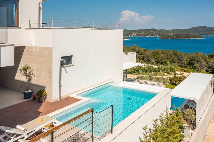 Villa pour 8 personnes, avec sauna et terrasse à Tisno - 3