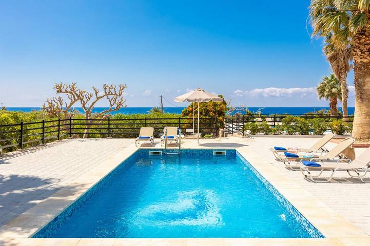 Villa für 5 Personen, mit Meerblick und Balkon sowie Terrasse und Garten in Chania und Umgebung - 3