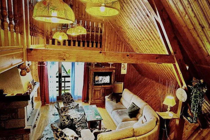 Chalet pour 9 personnes, avec jardin et balcon - 1