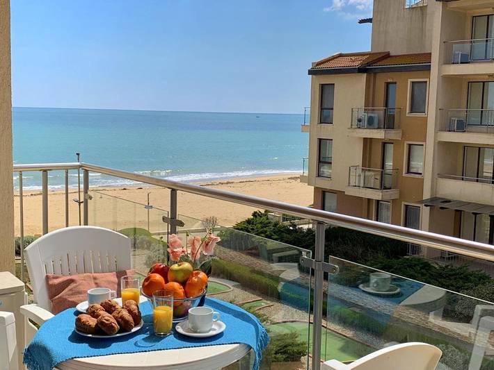 Apartament wakacyjny dla 5 osób, z Balkon i Taras oraz Ogród i Basen w Obzor