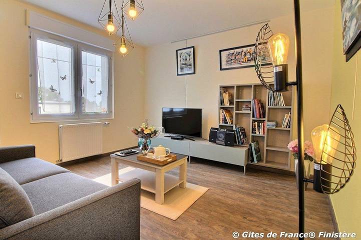 Gîte pour 2 personnes, avec terrasse et jardin à Locmaria-Plouzané - 3