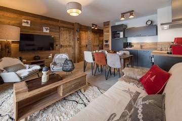 Cottage pour 6 personnes, avec balcon à Valmeinier