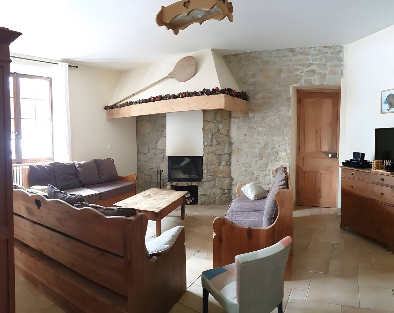 Gîte 'Jeantiane Les Alpes Fleuries': Bergblick, Private Terrasse, Wlan in Plainpalais (Les Déserts), Les Déserts