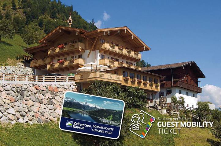 BnB für 6 Personen, mit Garten und Ausblick sowie Terrasse in Zell am See