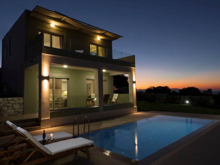 Villa voor 5 personen met balkon in Akrotiri (Chania), Chania en omgeving