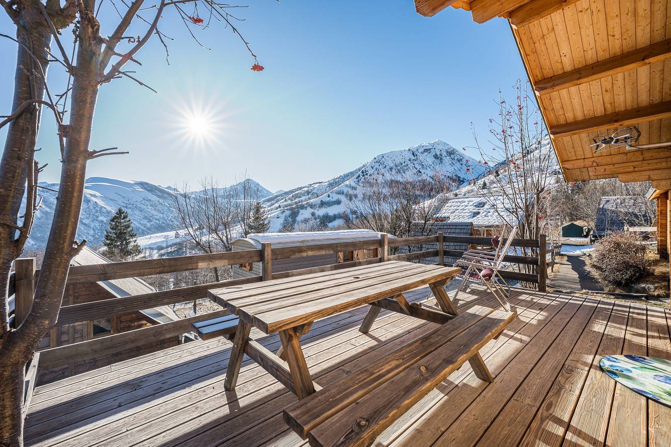 Chalet « Myrtille » avec vue sur la montagne et terrasse partagée in Saint-Sorlin-d'Arves, Région de Saint-Jean-de-Maurienne
