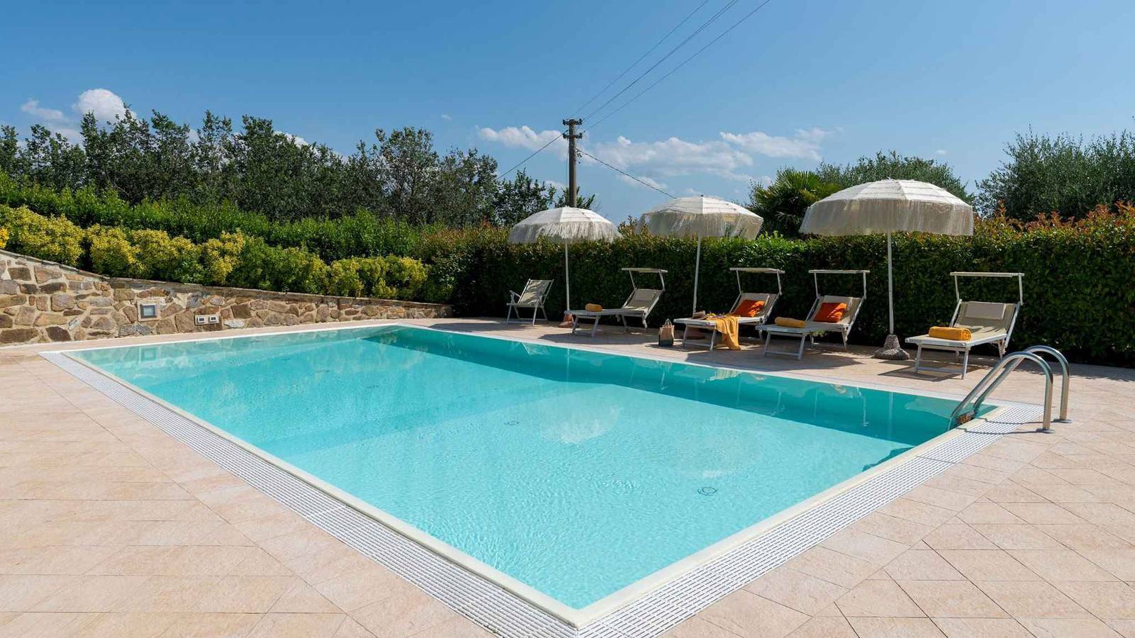 Villa mit privatem Pool und atemberaubender Aussicht  in Volterra Stadt, Volterra
