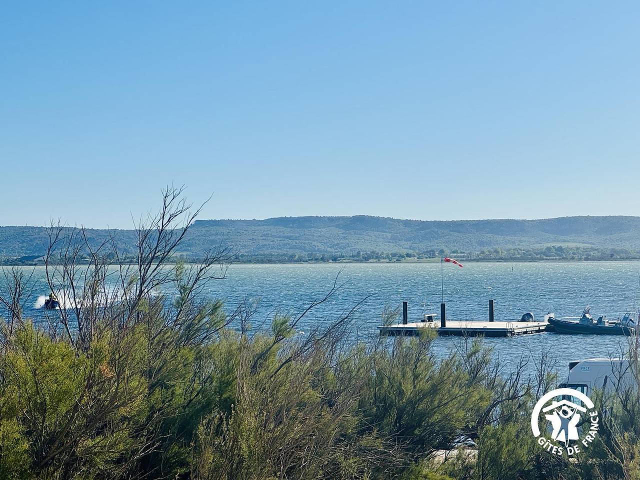 Vue sur Etang in Bages (Aude), Côte d'Améthyste
