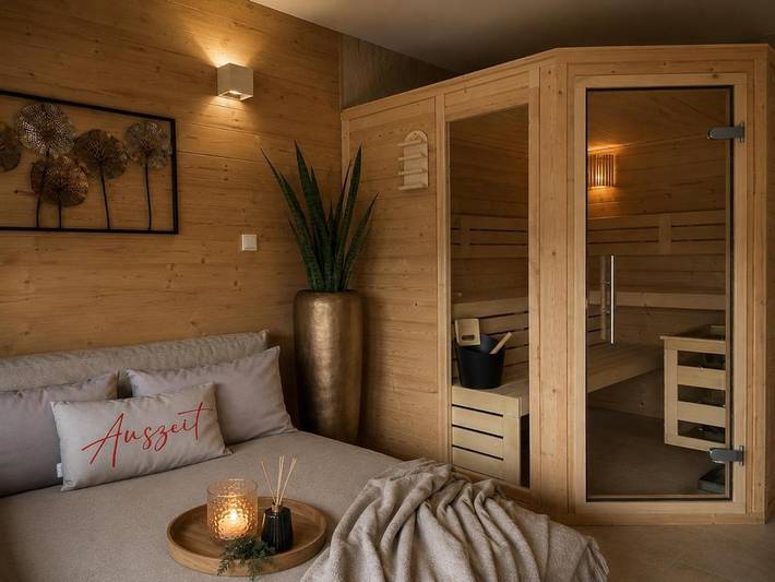 Ferienwohnung für 4 Personen, mit Balkon und Terrasse sowie Garten und Sauna in Mauth