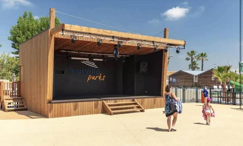 Camping pour 6 personnes, avec piscine et terrasse, animaux acceptés dans Plage de l'Espiguette - 2