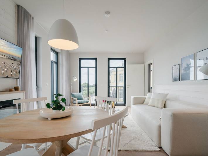 Ferienwohnung für 4 Personen, mit Balkon und Sauna in Ahlbeck