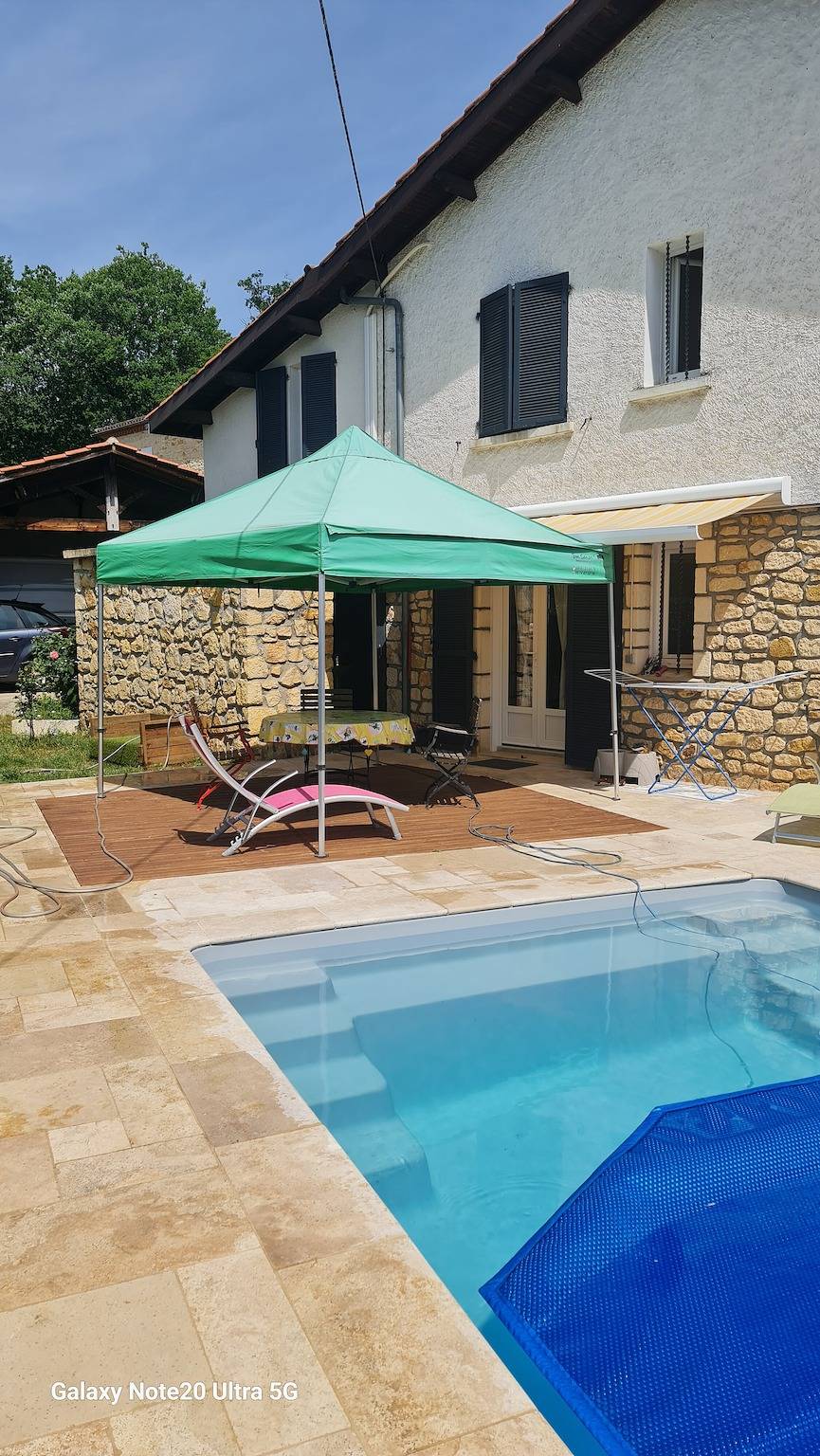 Maison de vacances 'Maison Monsempron - Libos' avec piscine privée, Wi-Fi et climatisation in Monsempron-Libos, Région de Villeneuve-sur-Lot