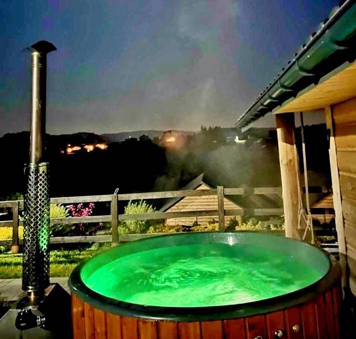 Dom dla 5 osób, z Taras i Jacuzzi oraz Ogród i Sauna w Podkarpacie