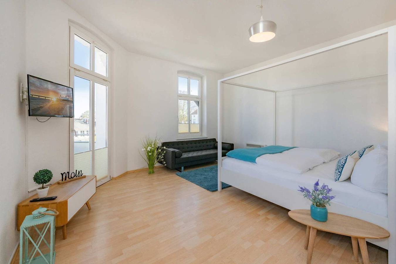 Ganze Wohnung, Ferienwohnung Karlskrona in Ahlbeck mit Balkon, strandnah in Drei Kaiserbäder, Heringsdorf