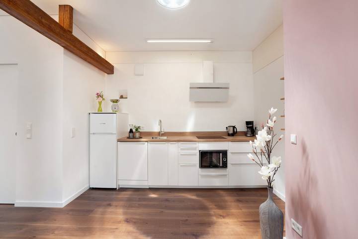 Entire apartment, Apartment 'Ferienwohnung Marie' with Shared Terrace, Shared Garden and Wi-Fi in Egling, Tölzer Land
