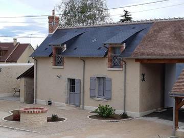 Location de vacances pour 4 personnes, avec terrasse à Montlivault