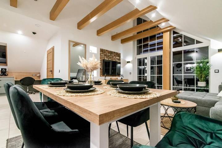 Apartament wakacyjny dla 2 osób, z Balkon i Taras oraz Ogród i Widok w Racibórz