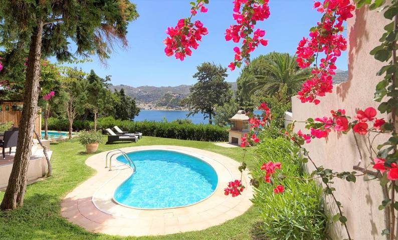 Club vacances pour 3 personnes, avec vue et piscine ainsi que jardin et sauna, animaux acceptés en Crète - 3