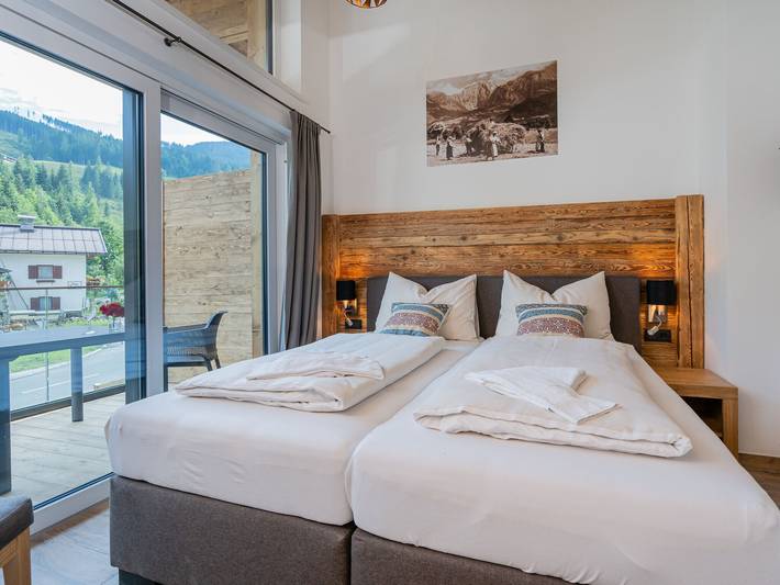 Chalet für 10 Personen, mit Balkon und Sauna sowie Garten, kinderfreundlich im Salzburger Land - 4