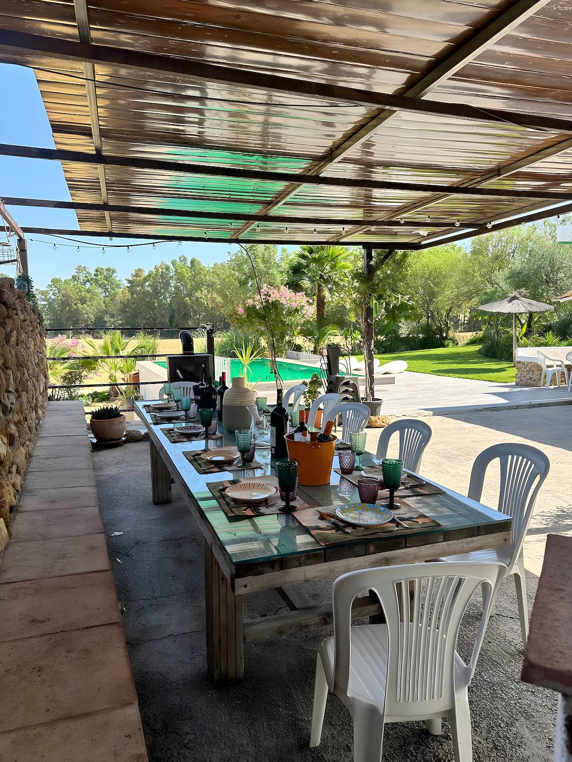Landhaus 'La Zua' mit privatem Pool, Wlan und Klimaanlage in Villamartín, Pueblos Blancos