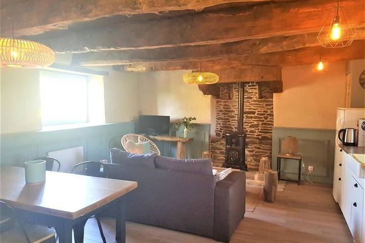 Maison de vacances pour 4 personnes, avec Jacuzzi et Terrasse ainsi que Jardin et Vue