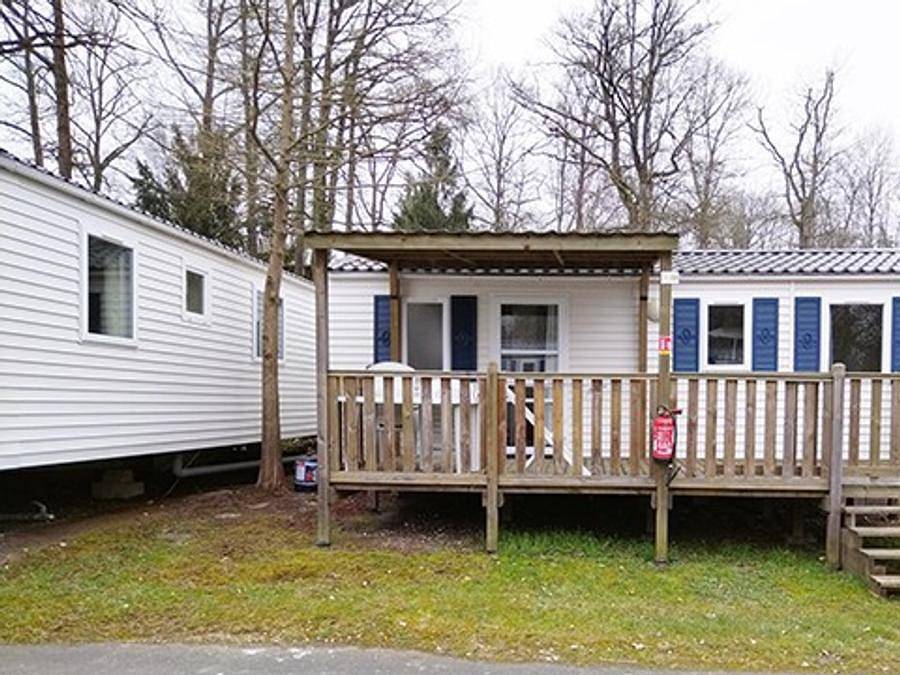 Camping Le Chêne Gris - Mobilheim 6 personen - Comfort | 3 Schlafz. | 6 Pers. | Erhöhte, nicht überdachte Terrasse | Clim in Faremoutiers, Seine-et-Marne