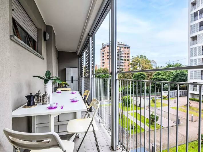 Appartamento per 4 persone, con Terrazza e Giardino a Milano