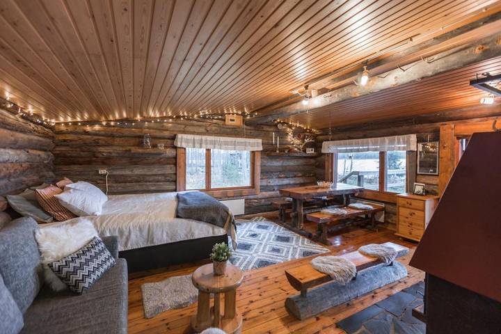 Cabaña para 4 personas, con vistas además de sauna y terraza, Se admiten mascotas en Rovaniemi