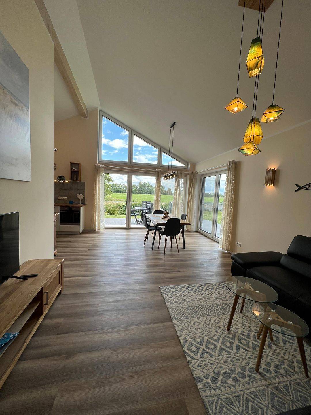 Haus Jademuschel: Entspannung an der Nordsee mit Sauna und Terrasse mit Aussicht in Sehestedt (Jade), Jade