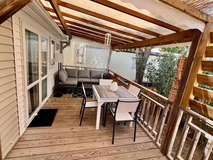 Camping pour 6 personnes, avec piscine et terrasse, animaux acceptés au Grau-d'Agde - 3