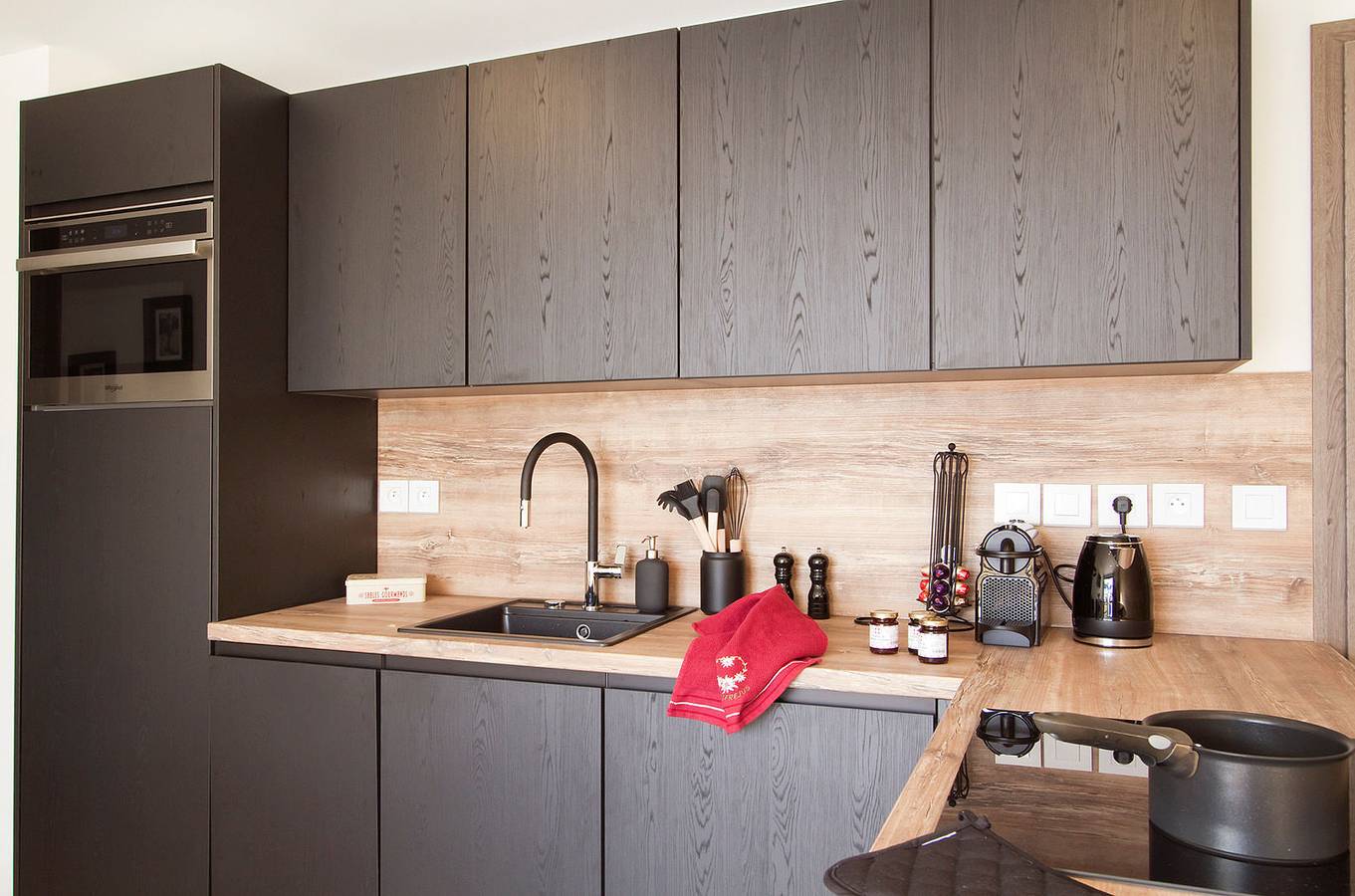 Appartement entier, Appartement de vacances pour 4 personnes avec balcon in Vénosc, Les Deux Alpes