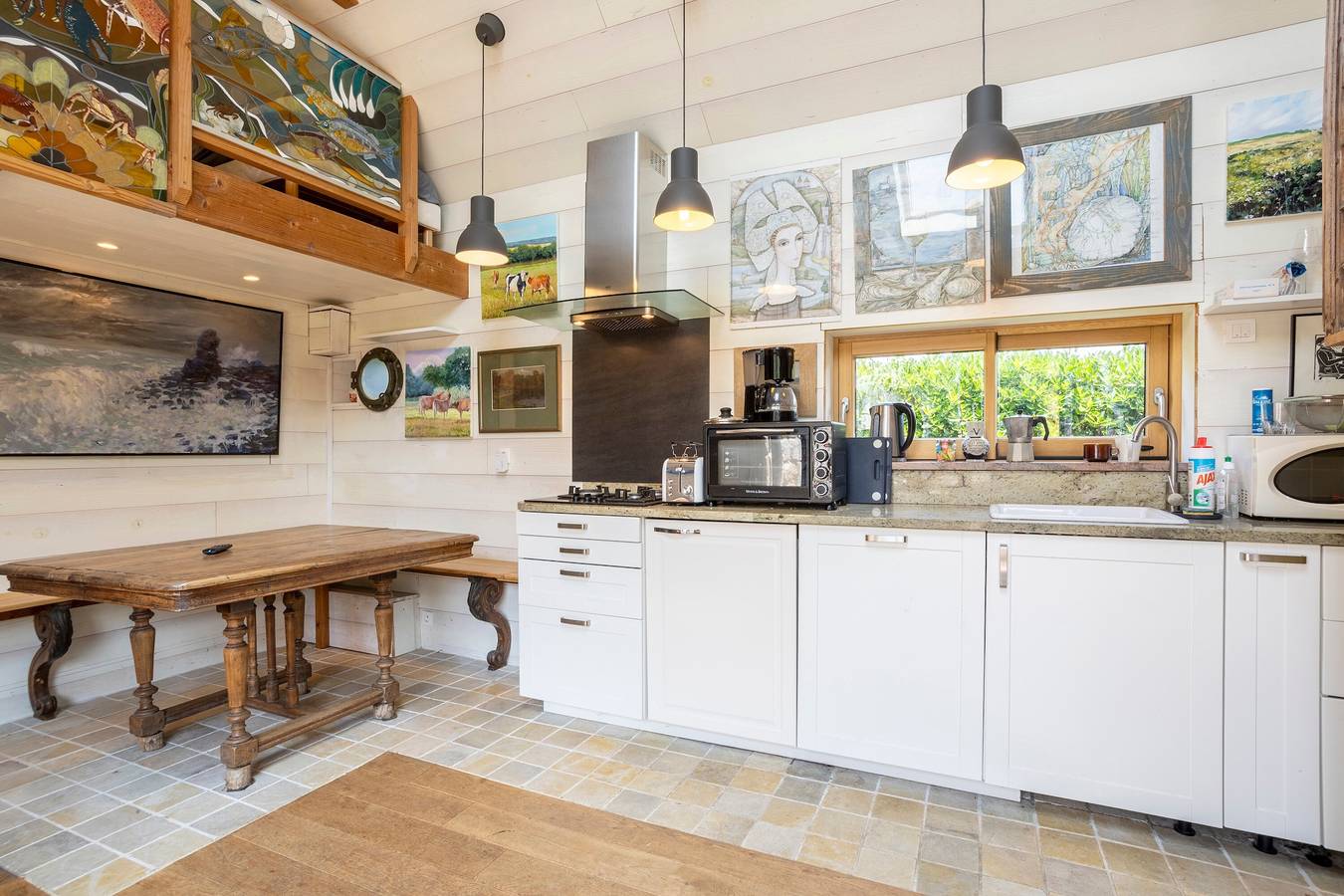 Ferienhaus 'Mousterlin Cottage 5pers 200m Plage' mit privater Terrasse und Wi-Fi in Fouesnant, Côte de Cornouaille