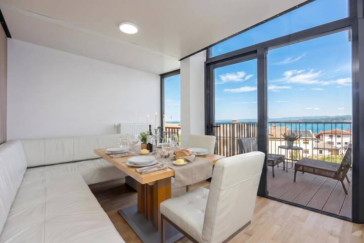 Penthaus für 4 Personen, mit Meerblick und Balkon sowie Kinderpool in Slowenien - 4