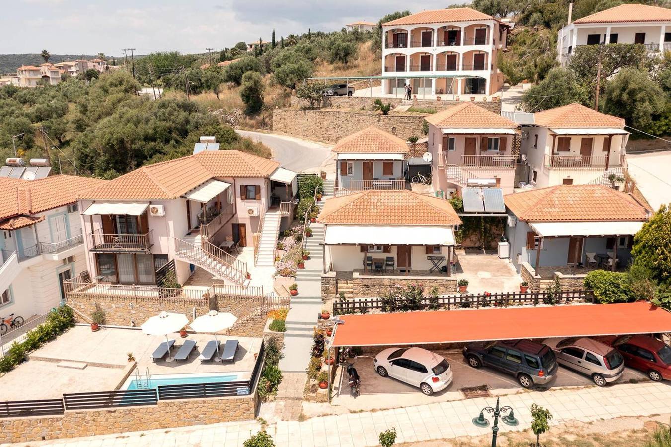 Ganze Wohnung, Apartment 'Chroma' mit Meerblick, Wlan und Klimaanlage in Finikounda, Messenien