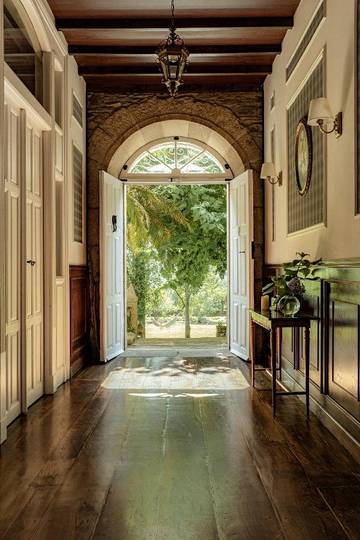 Casa rural para 20 personas, con vistas además de jardín y vistas al lago en Provincia de Lugo