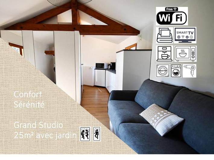Gîte pour 3 personnes, avec Jardin et Vue à Bures-sur-Yvette