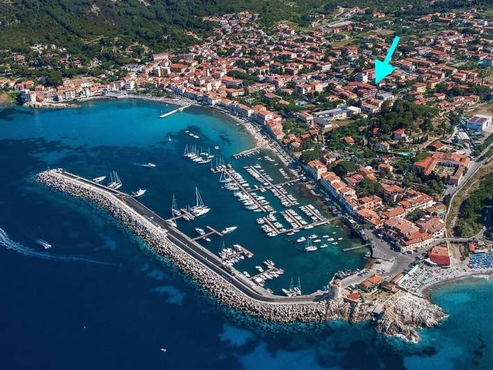 Ferienwohnung für 3 Personen, mit Balkon und Garten in Marciana Marina