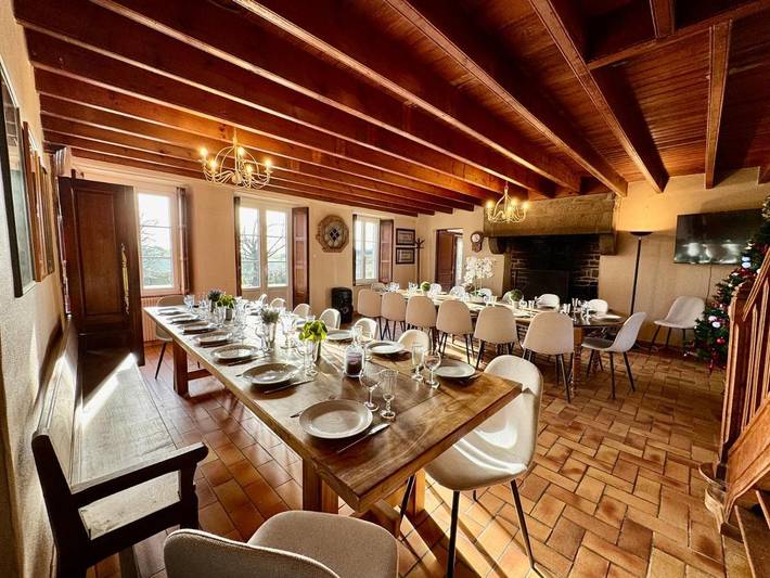 Location de vacances pour 59 personnes, avec jardin et piscine, animaux acceptés à Hambye - 3