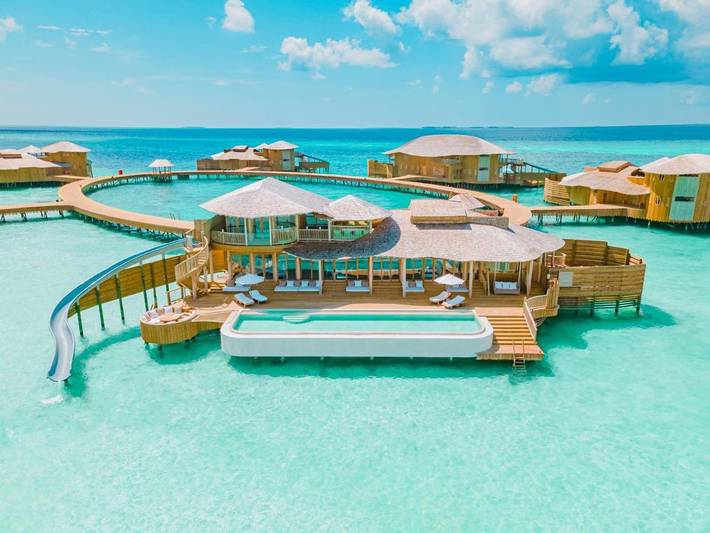 Station pour 6 personnes, avec piscine ainsi que jardin et sauna dans Maldives - 3