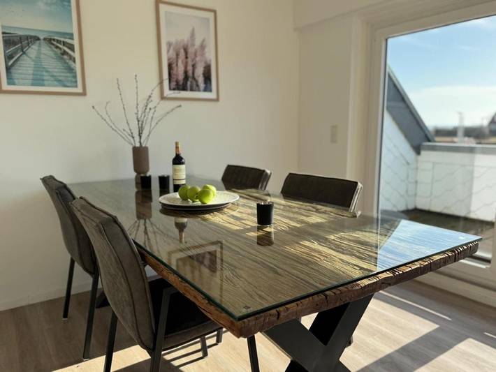 Ferienwohnung für 4 Personen, mit Balkon und Terrasse