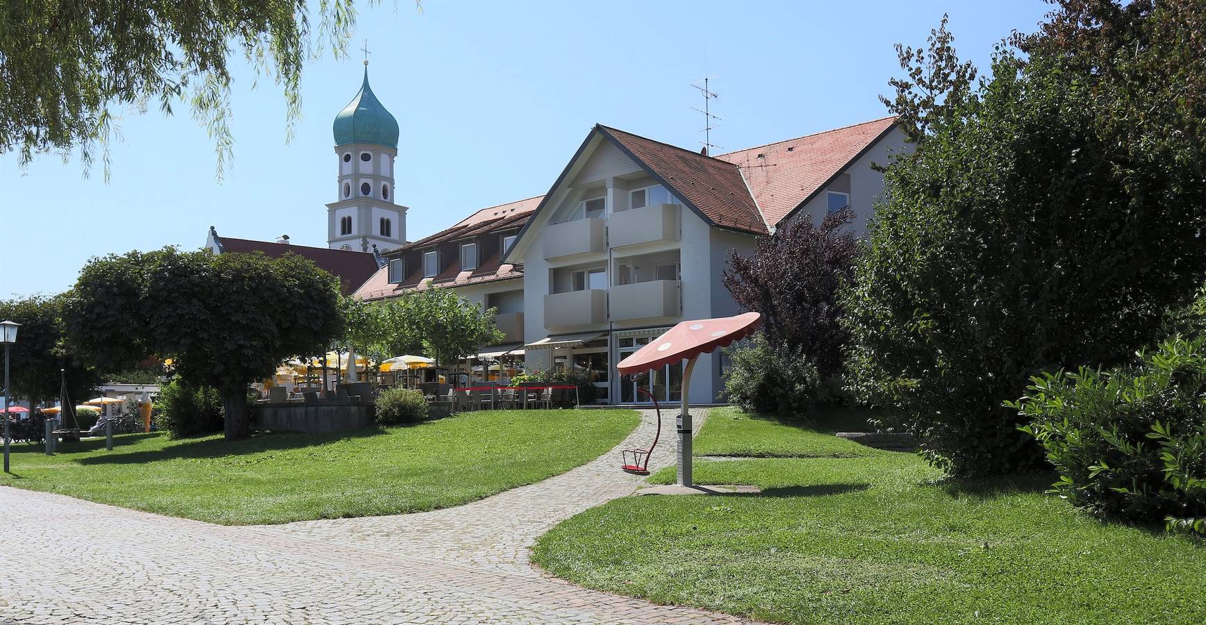 Ganze Ferienwohnung, Ferienwohnungen Da Salvatore - Apartment 01 mit Schlosssicht und Balkon, 1 Schlafzimmer, max 2 Personen in Wasserburg (Bodensee), Bayerisch Schwaben