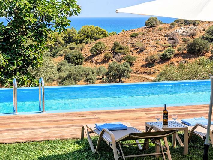 Location de vacances pour 8 personnes, avec piscine et jardin dans Georgioupoli - 2